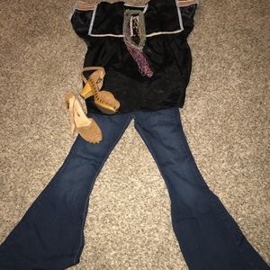 Vintage bohemian shirt size medium